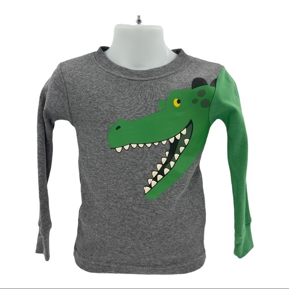 Carter’s Alligator Long Sleeve Sleep Shirt Size 2T - Picture 1 of 7